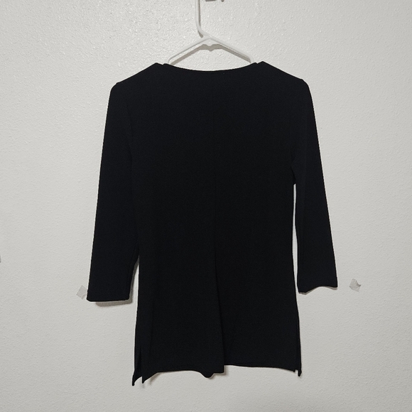 Boston Proper top with gold zipper size xs - Picture 11 of 14